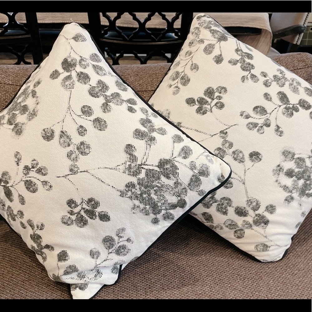 two sets of pillows